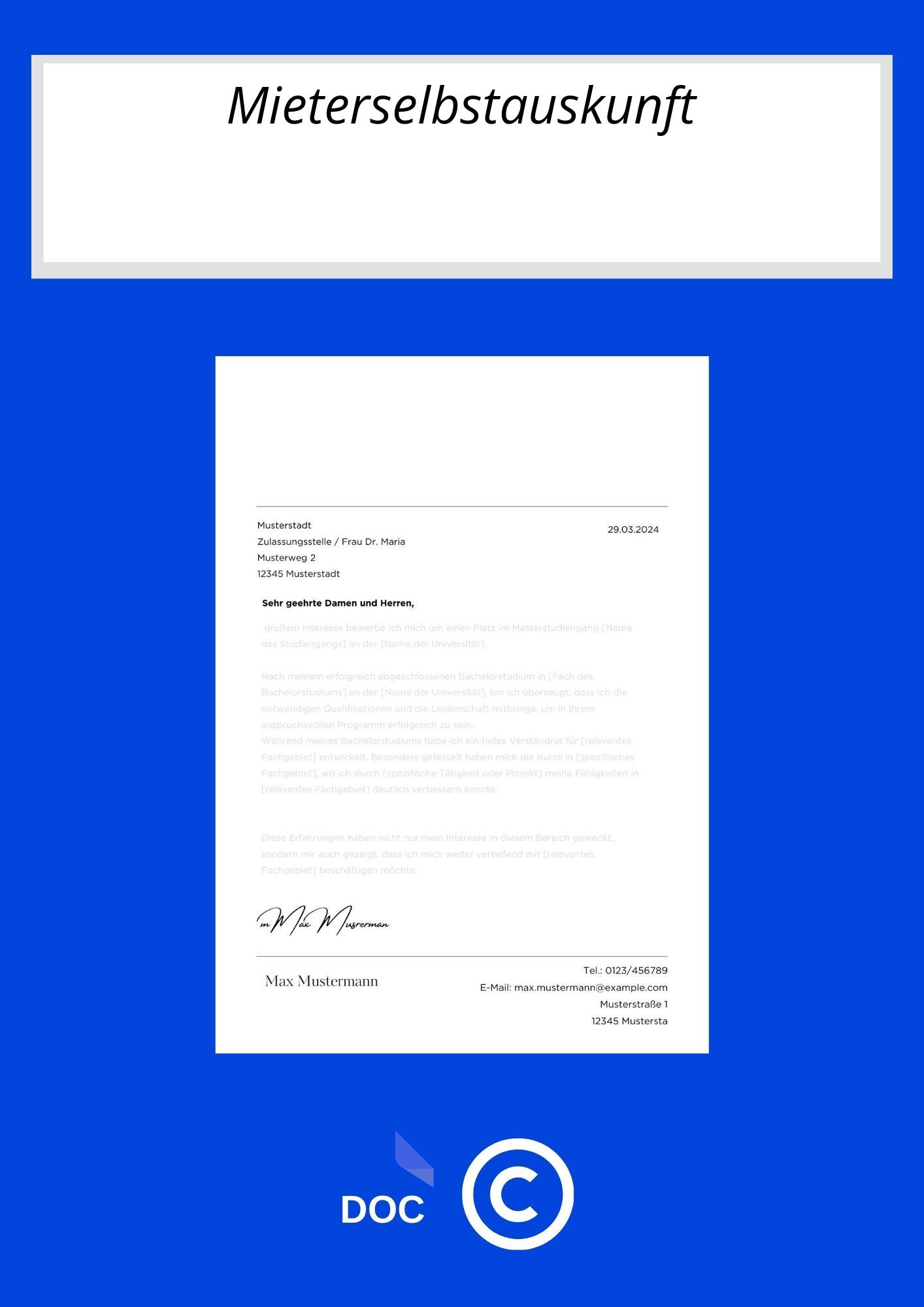 MIETERSELBSTAUSKUNFT KOSTENLOSE VORLAGE PDF DOWNLOAD visual data 8